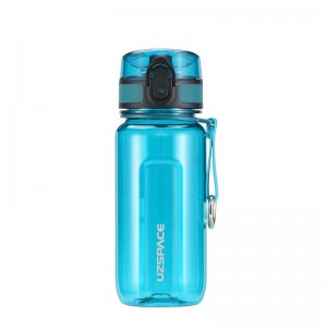350 ml UZSPACE Tritan BPA Free LFGB športová plastová fľaša na vodu