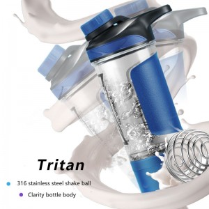 500ml UZSPACE Tritan Sports Shaker Bottle Protein Bottle Shaker Custom Protein Shaker Bottle