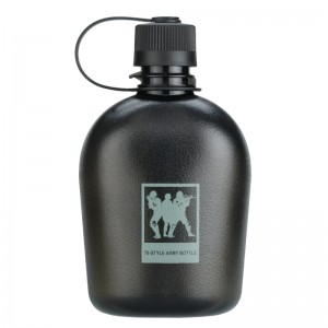 750 ml UZSPACE Tritan-Kunststoff-BPA-freie Army-Feldflasche