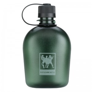 750ml UZSPACE Tritan Plastic BPA Free Army Canteen Water Bottle
