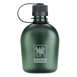 500 ml UZSPACE BPA bezmaksas Tritan armijas plastmasas ūdens pudele
