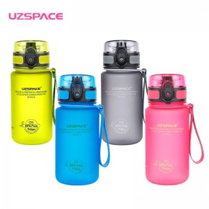 350ml UZSPACE Tritan BPA Belaş Bottle Plastic Avê Sport