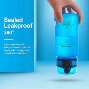 350ml UZSPACE Tritan BPA नि: शुल्क खेलकुद पानी प्लास्टिक बोतल
