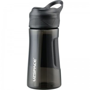 460ml UZSPACE Water Bottle Plastic BPA Free With Straw For Sport