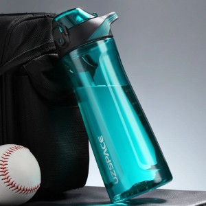 UZSPACE ขวดน้ำกีฬาปลอดสาร BPA ขนาด 750 มล. พร้อมหูหิ้ว