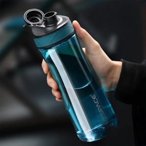 700ml UZSPACE pudele ūdens plastmasas dzeramais BPA bez Tritan