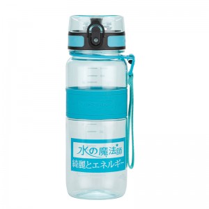 650Ml UZSPACE Botol Air Plastik Tumbler Bening Anti Bocor Bebas BPA Poliester Tritan Terlaris Terlaris
