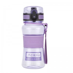 Botella de plástico Tritan ecolóxica sen BPA de 300 ml para auga