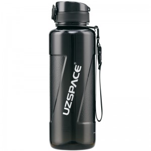 1500 мл UZSPACE Тритан Герметичный Тритан Без BPA Пользовательский Логотип Бутылка Для Воды Пластиковая Питьевая Спортивная Бутылка Для Воды