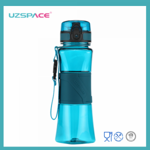 500 მლ UZPSACE Tritan BPA უფასო გაჟონვის საწინააღმდეგო პლასტმასის ბოთლები წყლისთვის