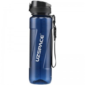 1000ml UZSPACE Tritan BPA Free Leakproof Gym Fagu Suavai Bpa Free Plastic