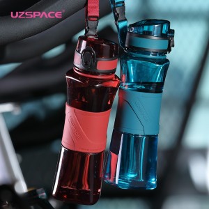 500ml UZPSACE Tritan BPA Free Leakproof plestik flessen foar wetter