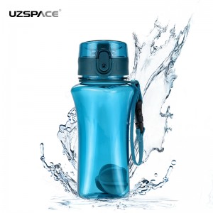 بطری آب آشامیدنی پلاستیکی ورزشی رایگان 350 میلی لیتری UZSPACE Tritan BPA