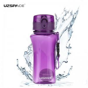 350ml UZSPACE Tritan BPA Free Sport Plastic Drinking Water Bottle