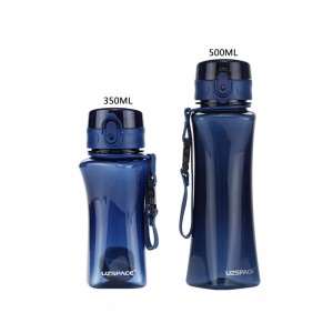 350ml UZSPACE Tritan BPA नि:शुल्क खेलकुद प्लास्टिक पिउने पानीको बोतल