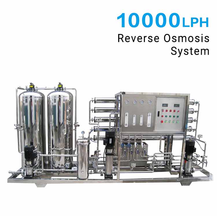 Peralatan Pengolahan Air Industri Berkualitas Tinggi 2020 Filter Sistem RO 10000L/H