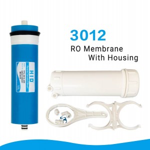 3012 RO membrane with housing for 300, 400 and 500 GDP