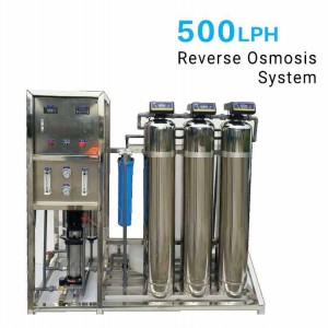 500LPH atvirkštinio osmoso (RO) sistema pramoninei RO gamyklai