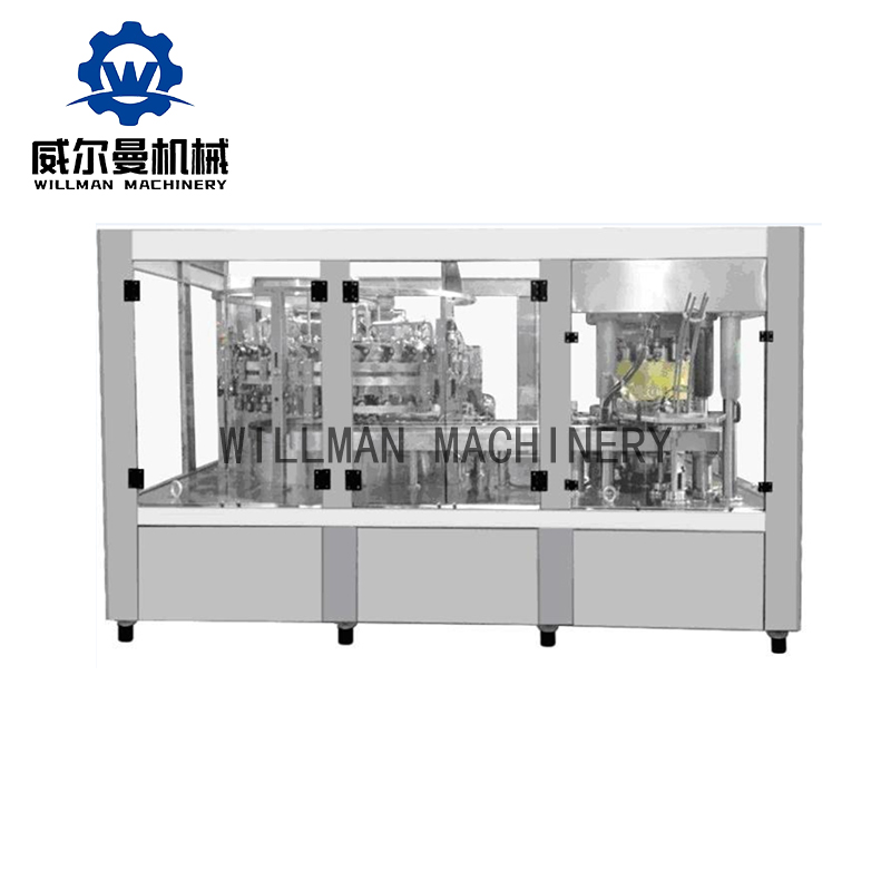 Carbonated drinks aluminum can  filling and seaming machine