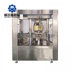 100% Pabrik Asli Otomatis Round Tin Can Seaming Machine High Quality Vacuum Nitrogen Sealing Machine