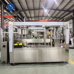 በጣም የሚሸጥ አውቶማቲክ 2 በ 1 Rotary Aluminium Tin Can Filling and Seaming Machine