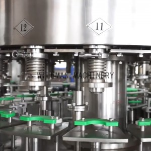 Набавка ODM автоматска машина за полнење и запечатување на алуминиумски лименки 250ml 330ml 500ml за негазирани пијалоци