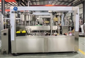 OEM/ODM Supplier Easy to Operate Automatic Monoblock Beverage Food Tin Can Juice Filling Machine Production Line