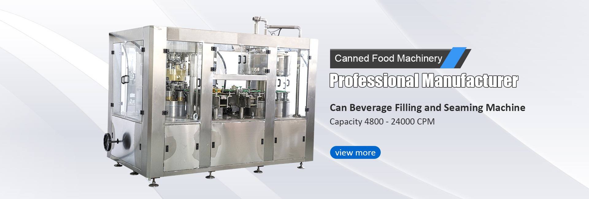 Juice  can  filling and seaming machine