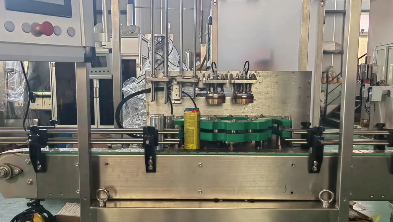 Aluminum Foil Overlid  Sealing Machine  For Cans