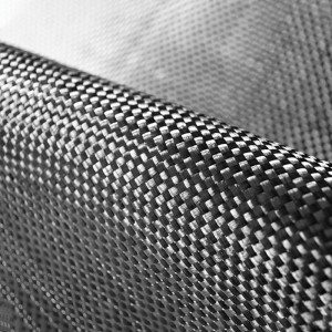 Tela de fibra de carbono de tejido liso
