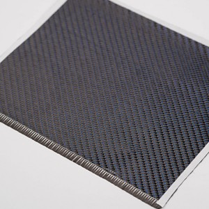 Twill Weave Carbon Fiber Cloth With Blue Tinsel