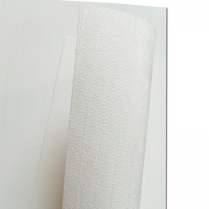 Estora de fibra de vidre recoberta blanca d'aïllament altament eficient per a escuma de poliuretà PIR PUR
