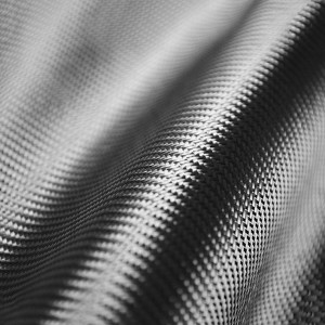 Tissu Twill Weave Fibra di Carboniu