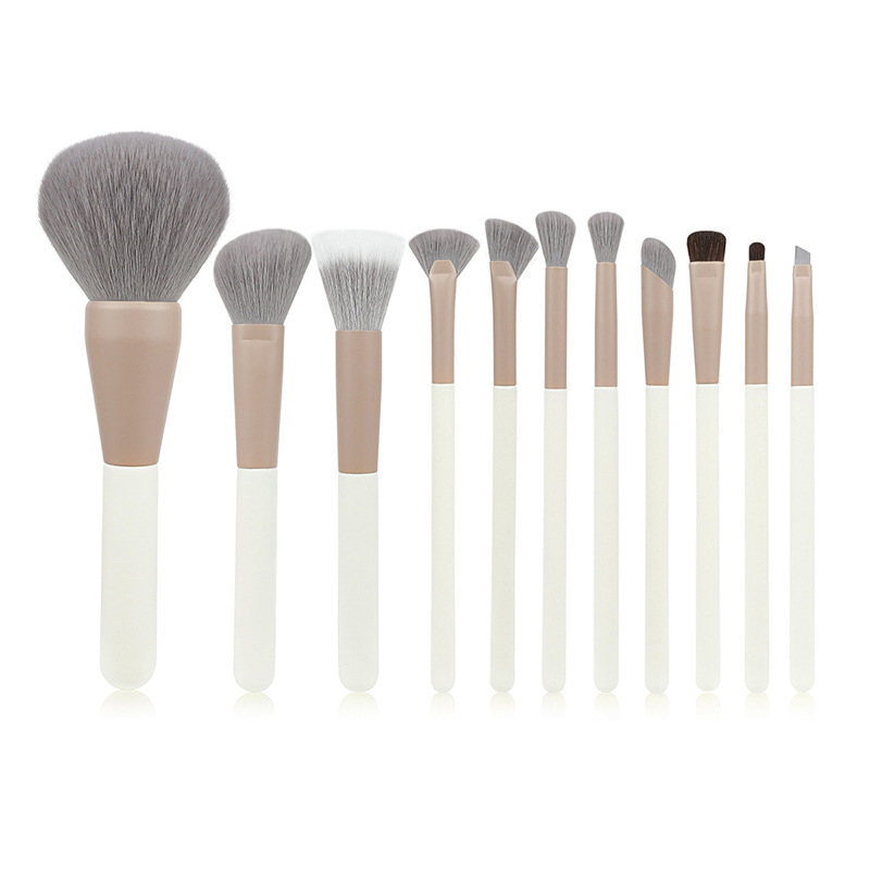 New Customise Premium Synthetic Hair Make up Brushes Set 11PCS Powder Foundation Blush Concealer Makeup Brushes