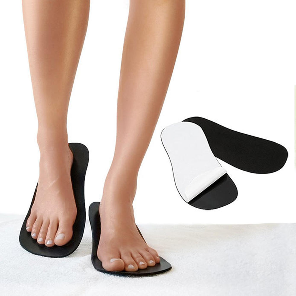 Custom Hot Selling EVA Foam Disposable Sticky Feet Tanning pikeun Ngajaga Kaki Bersih Nalika Semprot Tanning