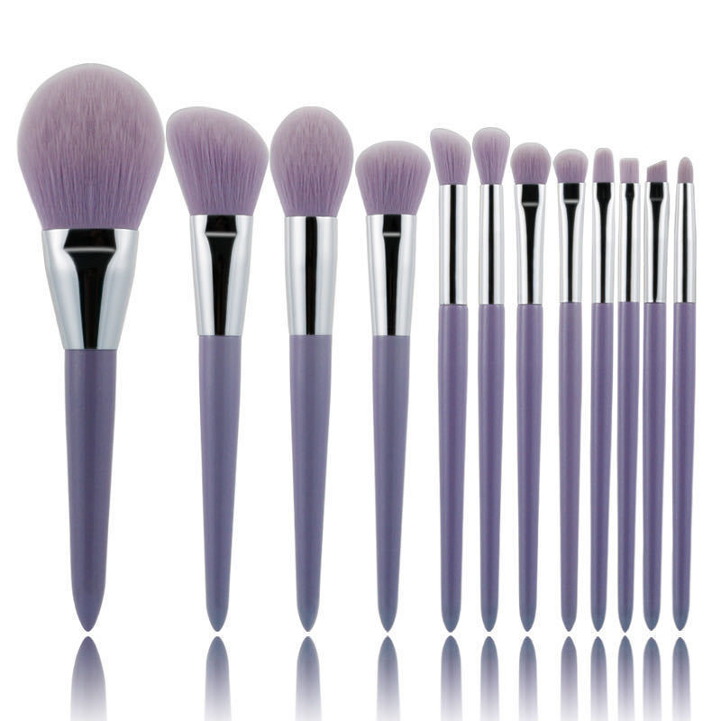 YRSOOPRISA Custom Professional Makeup Brush Set Cruelty-free Powder Blush Eye Lipstick Cosmetic Tools 12Pcs