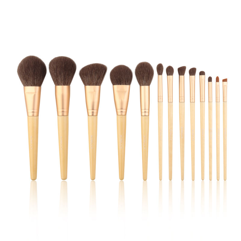 YRSOOPRISA Customize Premium Makeup Brush Set Soft Synthetic Fibre Lip Gloss Blush Powder Beauty Tools