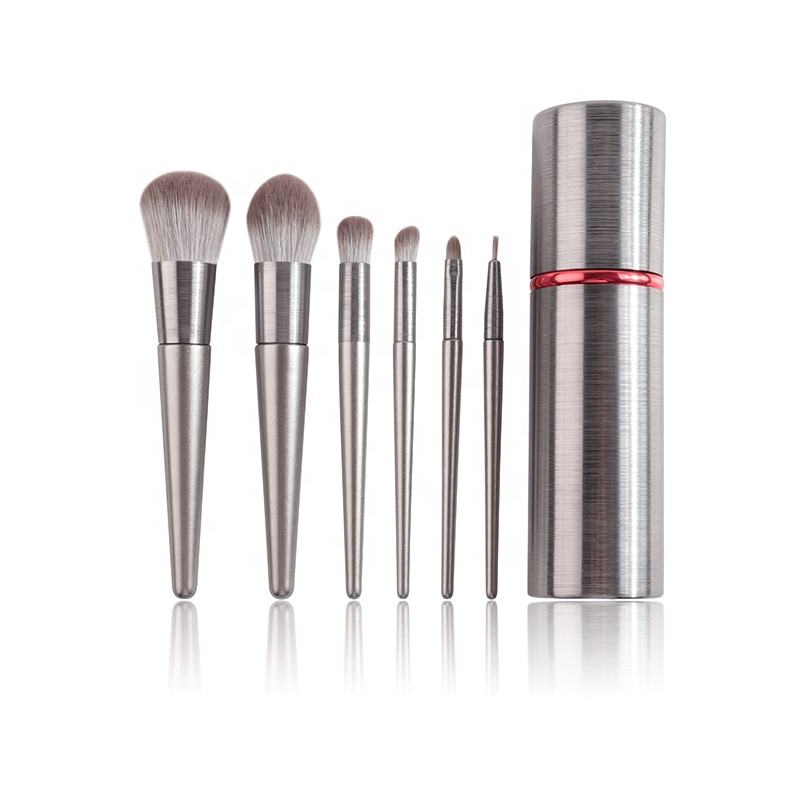 Tùy chỉnh chuyên nghiệp 9 công cụ làm đẹp mềm Soft Cruelty Free Foundation Blush Eyeshadow Makeup Brush Set