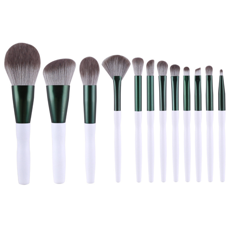 Brocha De Maquillaje Customize Premium 12Pcs Cosmetics Brush ست برای آرایش لب چشم صورت