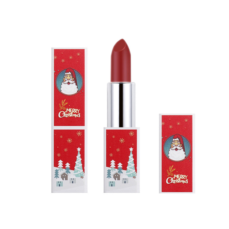 Ilgalaikiai aksominiai lūpų dažai Didmeninė prekyba veganišku lūpų makiažu Matinis lūpų pieštukas Kalėdų dovanai