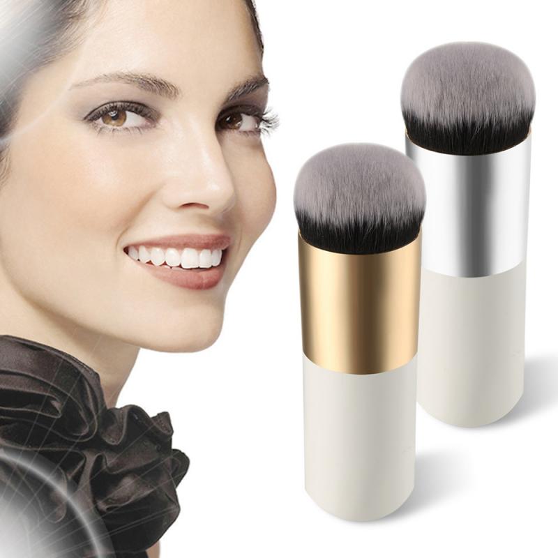 Mukautettu logo Professional Single Makeup Beauty Round Foundation Brush