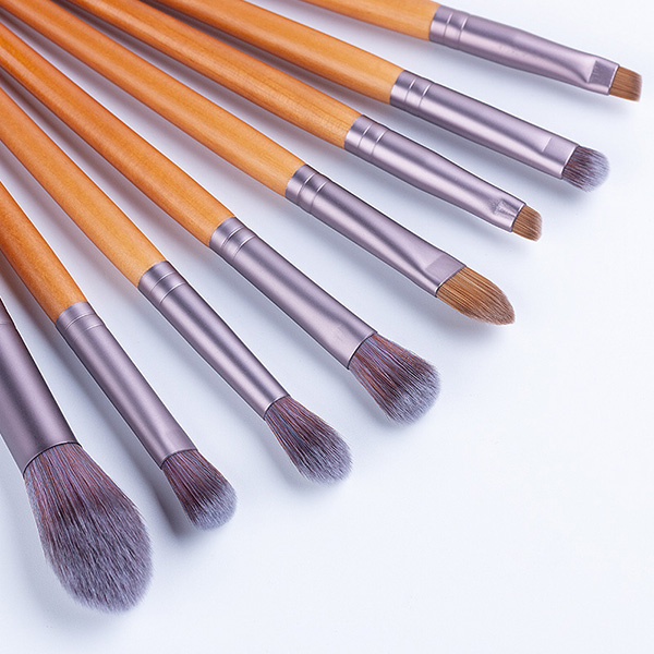 Customized Eye makeup brushes set 4pcs eye shadow micro glow brush