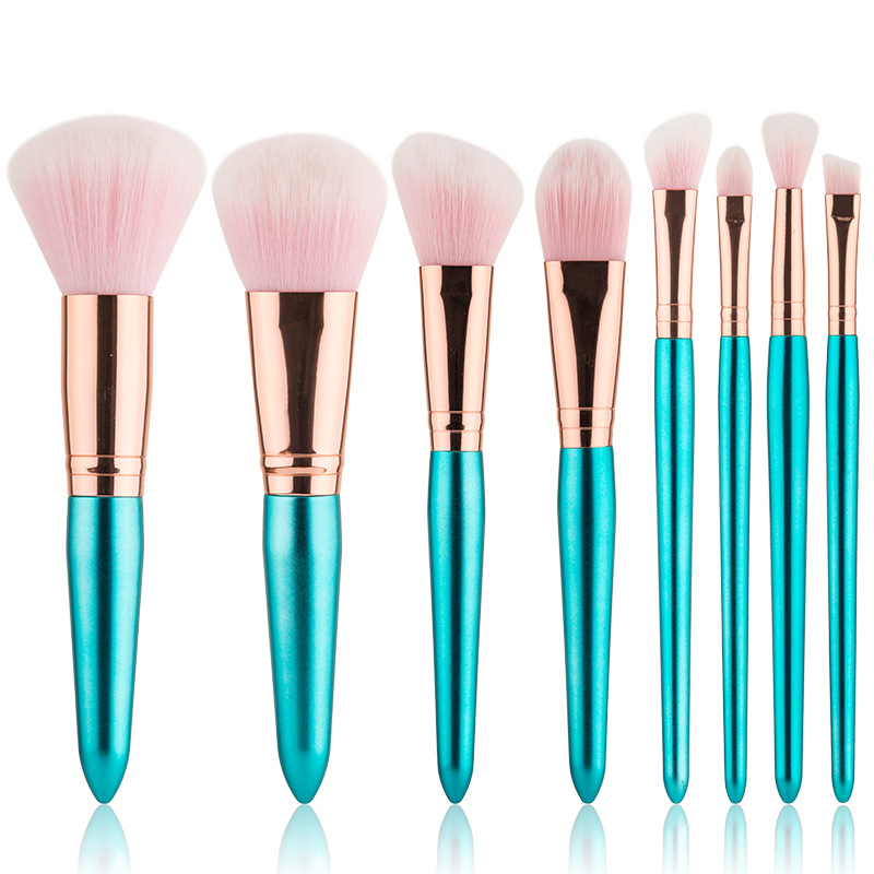 Top quality China brushes 8pcs colorful makeup brush set