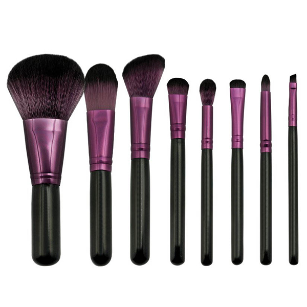 Premium quality 8pcs Kabuki makeup brushes set with private label