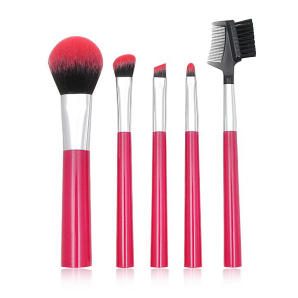 kualitas luhur Cina pabrik 5pcs makeup brushes set