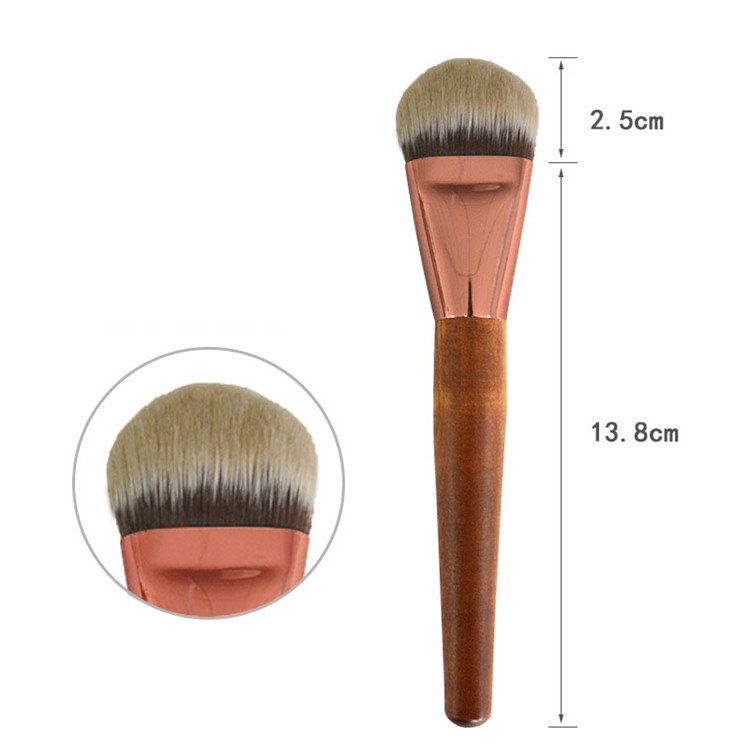 China factory direct Flat Foundation Brush with dense synthetic hair