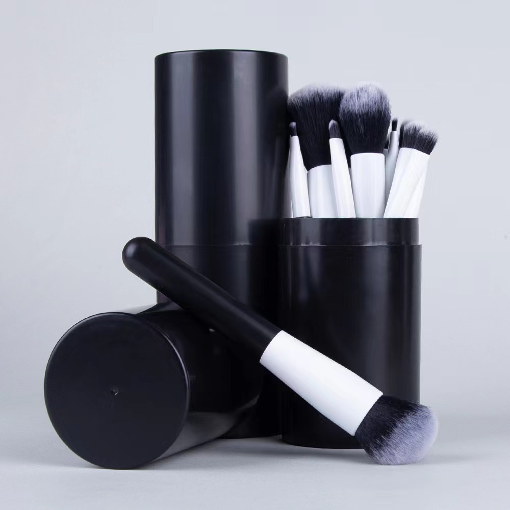 Hot Selling Personalized Synthetic Fiber Portable Custom Logo Make up Brushes Kit 12 PCS Makeup Brush Set