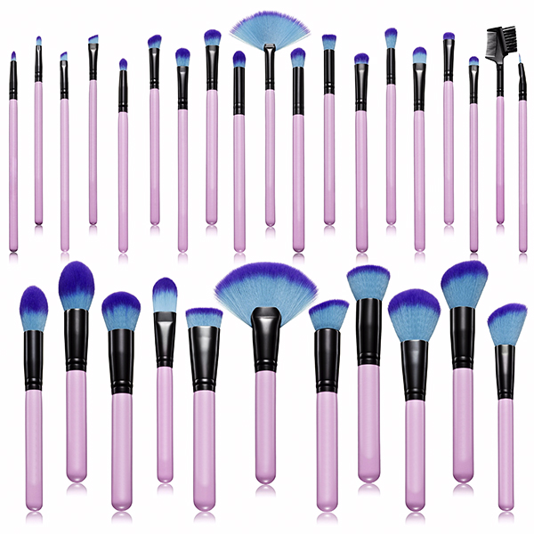 ombre bristle makeup brush set