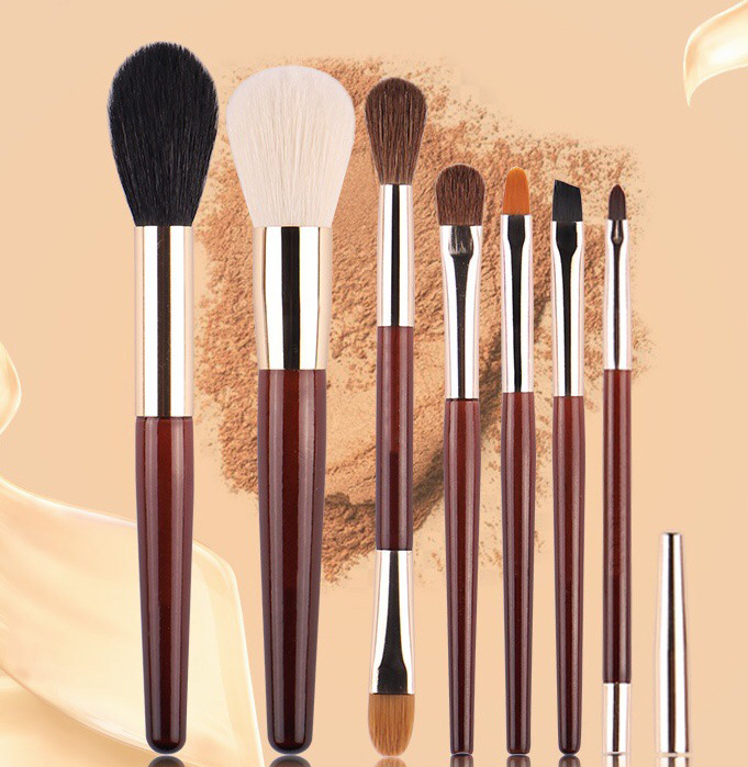 7pcs Synthetic hair makeup brush set