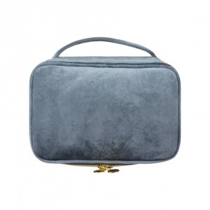 Hot Selling Velvet Cosmetics Makeup Brush Storage Bag Portable Travel Case Small Cosmetic Bag